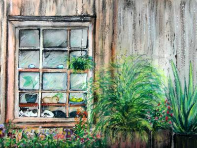 “Cat in the Window”